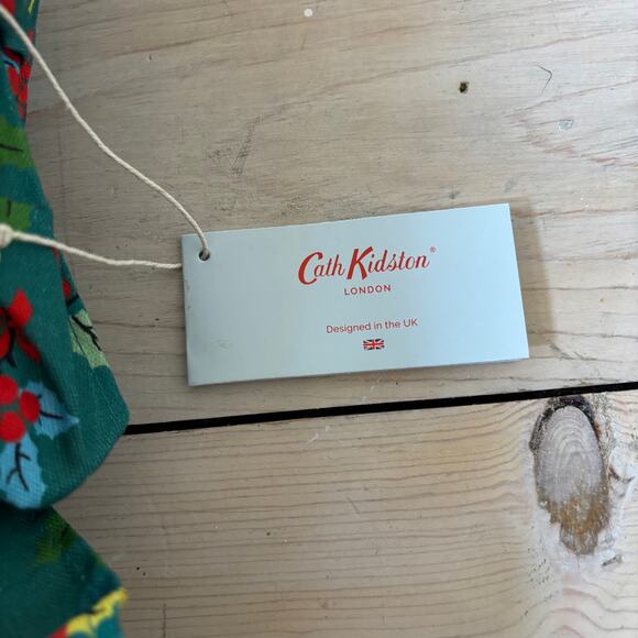 Cath Kidston NWT Christmas Animals Throw Pillow Holly Christmas Tree 18x18 - Picture 3 of 7